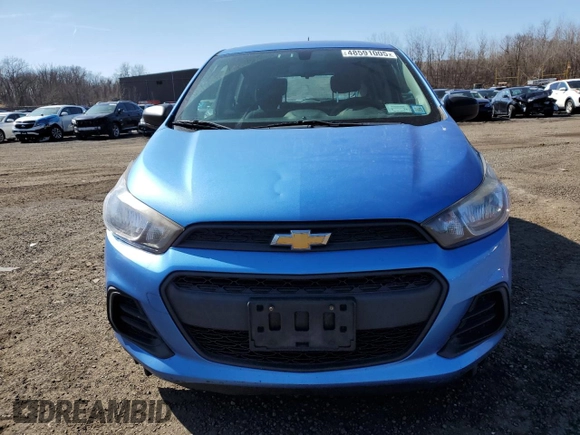 2016 Chevrolet Spark LS with VIN KL8CB6SA0GC639528, listed as a Copart auction lot 48591005 with 59,268 mi miles and Salvage Title. Bid and sale history available at carsss.com. Image 5.