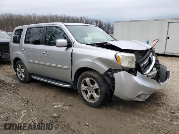 2014 Honda Pilot EX-L with VIN 5FNYF3H58EB004714, listed as a Copart auction lot 42533085 with 105,879 mi miles and Salvage Title. Bid and sale history available at DreamBid. Image 4.