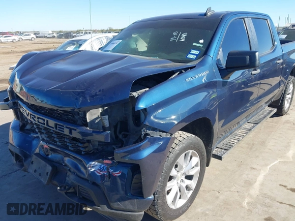 2020 Chevrolet Silverado 1500 Custom with VIN 3GCPWBEK3LG362634, listed as a IAAI auction lot 40904850 with 145,441 mi miles. Bid and sale history available at carsss.com. Image 19.
