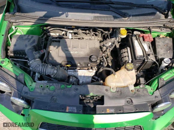 2015 Chevrolet Sonic LT with VIN 1G1JC5SB3F4163761, listed as a Copart auction lot 53343843 with 0 mi miles and Salvage Title. Bid and sale history available at carsss.com. Image 11.
