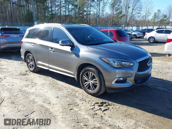 2016 Infiniti QX60 with VIN 5N1AL0MM0GC524715, listed as a IAAI auction lot 41215072 with 145,633 mi miles and . Bid and sale history available at DreamBid. Image 1.