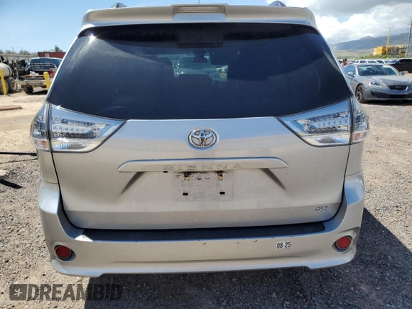 2020 Toyota Sienna SE with VIN 5TDXZ3DC0LS064082, listed as a Copart auction lot 54386855 with 98,253 mi miles and Clean Title. Bid and sale history available at DreamBid. Image 6.