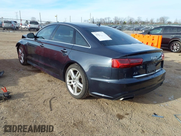 2017 Audi A6 Premium z VIN WAUF8AFC1HN078566, wystawiony jako IAAI lot #41265712 z przebiegiem 70 912 mil mil oraz . Historia ofert i sprzedaży dostępna na DreamBid. Obrazek 3.