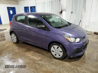 2016 Chevrolet Spark LS with VIN KL8CB6SA1GC590808, listed as a Copart auction lot 48852035 with 95,781 mi miles and Salvage Title. Bid and sale history available at carsss.com. Image 4.