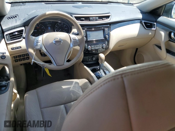 2015 Nissan Rogue SL z VIN 5N1AT2MVXFC790701, wystawiony jako Copart lot #57728525 z przebiegiem 97 522 mil mil oraz Szkoda całkowita • Salvage title. Historia ofert i sprzedaży dostępna na DreamBid. Obrazek 8.