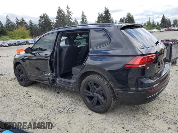 2024 Volkswagen Tiguan SE R-Line Black с VIN 3VV8B7AXXRM063670, выставлен на аукционе Copart как лот 55760315 с пробегом 12 959 миль миль и Списание • Salvage title. История ставок и продаж доступна на DreamBid. Изображение 2.