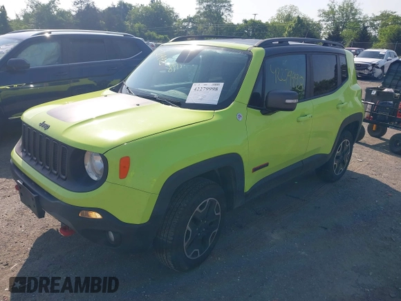 2017 Jeep Renegade Trailhawk z VIN ZACCJBCB0HPF27223, wystawiony jako IAAI lot #42279998 z przebiegiem 166 836 mil mil oraz . Historia ofert i sprzedaży dostępna na DreamBid. Obrazek 17.