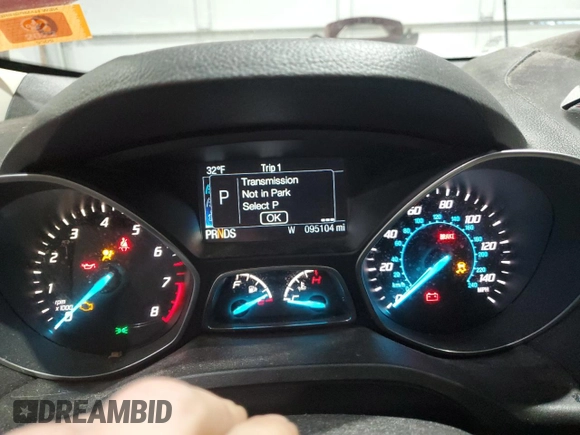 2016 Ford Escape Titanium with VIN 1FMCU9J91GUA88204, listed as a Copart auction lot 64556315 with 95,104 mi miles and Non repairable. Bid and sale history available at DreamBid. Image 9.