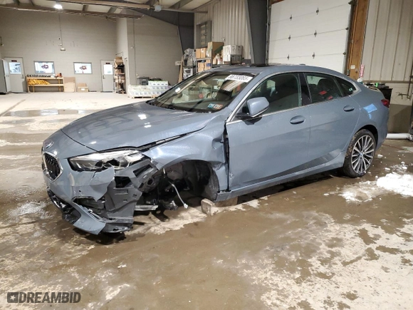 2023 BMW 2 Series 228i xDrive with VIN WBA73AK03P7M41595, listed as a Copart auction lot 88733065 with 4,190 mi miles and Salvage Title. Bid and sale history available at carsss.com. Image 1.