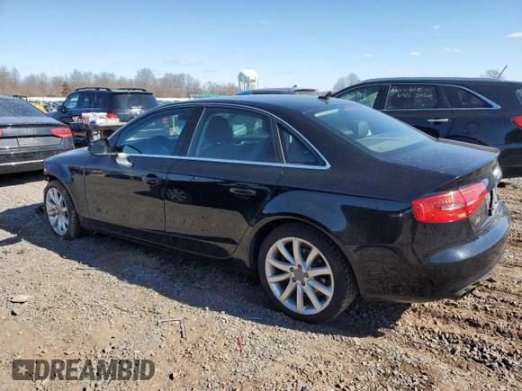 2013 Audi A4 Premium с VIN WAUDFAFL1DN049382, выставлен на аукционе Copart как лот 46164035 с пробегом 82 352 миль миль и Списание • Salvage title. История ставок и продаж доступна на DreamBid. Изображение 2.