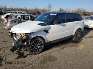 2022 Land Rover Range Rover Sport HSE Silver Edition with VIN SALWR2SU0NA213830, listed as a Copart auction lot 84863134 with Not provided miles and Salvage title. Bid and sale history available at DreamBid. Image 1.