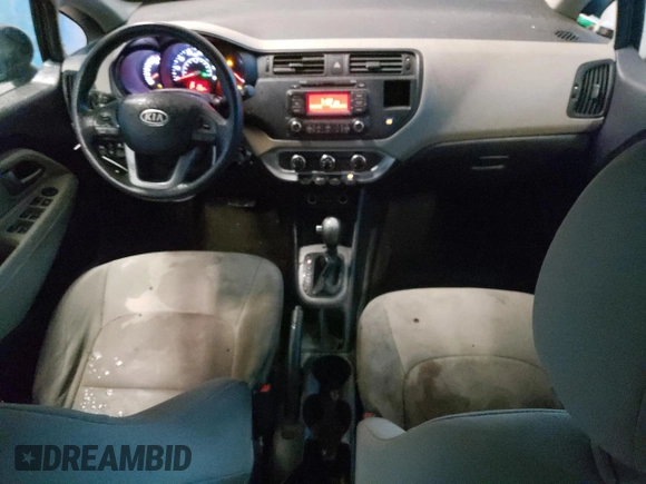 2013 Kia Rio LX with VIN KNADM4A31D6127488, listed as a Copart auction lot 51660205 with 77,357 mi miles and Salvage Title. Bid and sale history available at carsss.com. Image 8.