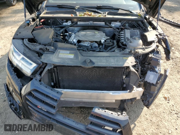 2020 Audi SQ5 Premium Plus with VIN WA1B4AFY4L2056932, listed as a Copart auction lot 71116794 with 55,244 mi miles and Salvage Title. Bid and sale history available at DreamBid. Image 12.