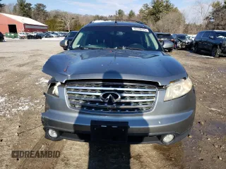 2005 Infiniti FX35 with VIN JNRAS08W15X201105, listed as a Copart auction lot 54051125 with 204,737 mi miles and Non Repairable. Bid and sale history available at carsss.com. Image 5.