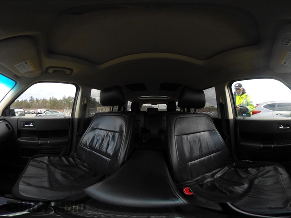2013 Ford Flex SEL with VIN 2FMHK6C89DBD35498, listed as a IAAI auction lot 41869515 with 147,684 mi miles. Bid and sale history available at carsss.com. Image 18.