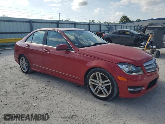 2013 Mercedes-Benz C-Class C 250 Sport with VIN WDDGF4HB9DA806032, listed as a Copart auction lot 52032625 with 129,803 mi miles and Salvage Title. Bid and sale history available at carsss.com. Image 4.