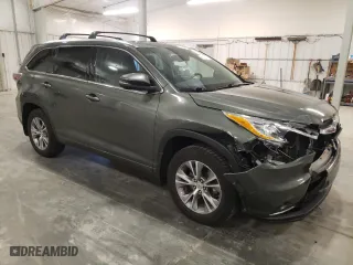 2014 Toyota Highlander XLE with VIN 5TDJKRFH1ES038809, listed as a Copart auction lot 54033525 with 115,730 mi miles and Salvage Title. Bid and sale history available at carsss.com. Image 4.