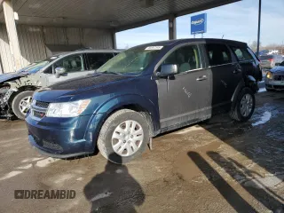 2014 Dodge Journey American Value with VIN 3C4PDCAB4ET262988, listed as a Copart auction lot 44347345 with 166,243 mi miles and Salvage title. Bid and sale history available at DreamBid. Image 1.
