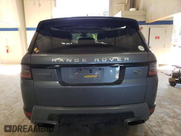 2021 Land Rover Range Rover Sport SE with VIN SALWG2SUXMA752640, listed as a Copart auction lot 75507094 with 47,153 mi miles and Salvage Title. Bid and sale history available at carsss.com. Image 6.