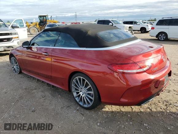2017 Mercedes-Benz C 300 with VIN WDDWK4JB2HF430767, listed as a Copart auction lot 83460074 with Not Provided miles and Salvage Title. Bid and sale history available at DreamBid. Image 2.
