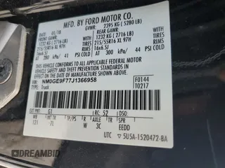 2018 Ford Transit Connect XLT with VIN NM0GE9F77J1366958, listed as a Copart auction lot 78594144 with 107,982 mi miles and Clean title. Bid and sale history available at DreamBid. Image 14.