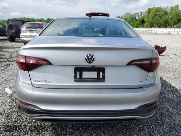 2022 Volkswagen Jetta SE with VIN 3VWEM7BU7NM004776, listed as a Copart auction lot 54968125 with 37,216 mi miles and Salvage title. Bid and sale history available at DreamBid. Image 6.