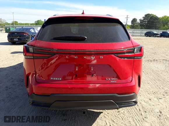 2022 Lexus NX with VIN JTJHGCEZ6N2007793, listed as a Copart auction lot 48589363 with 2,884 mi miles. Bid and sale history available at carsss.com. Image 6.