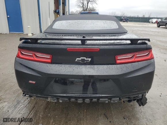 2017 Chevrolet Camaro 2SS with VIN 1G1FH3D75H0106850, listed as a Copart auction lot 85535654 with 0 mi miles and Salvage Title. Bid and sale history available at carsss.com. Image 6.