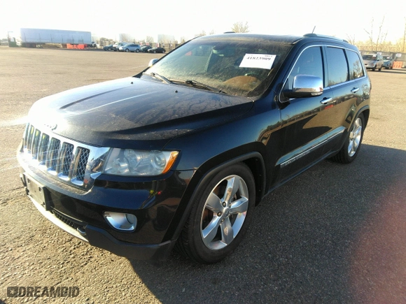2012 Jeep Grand Cherokee Overland with VIN 1C4RJFCT8CC268410, listed as a IAAI auction lot 41823909 with 205,940 mi miles. Bid and sale history available at carsss.com. Image 2.