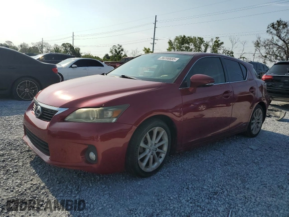 2011 Lexus CT 200h with VIN JTHKD5BH4B2039323, listed as a Copart auction lot 56288685 with Not provided miles and Clean title. Bid and sale history available at DreamBid. Image 1.