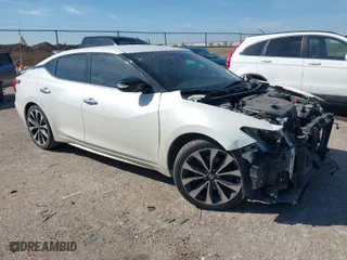 2016 Nissan Maxima 3.5 Platinum with VIN 1N4AA6AP5GC389779, listed as a IAAI auction lot 41599027 with 160,129 mi miles. Bid and sale history available at carsss.com. Image 1.