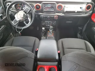 2020 Jeep Wrangler Unlimited Sahara z VIN 1C4HJXEN3LW184557, wystawiony jako Copart lot #54826075 z przebiegiem 50 785 mil mil oraz Szkoda całkowita • Salvage title. Historia ofert i sprzedaży dostępna na DreamBid. Obrazek 8.