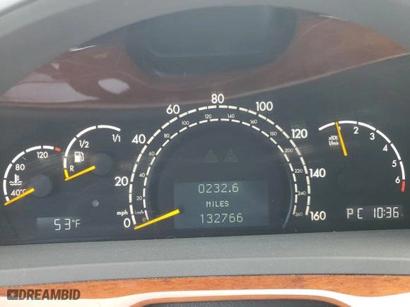 2006 Mercedes-Benz S-Class 3.7L with VIN WDBNF67J76A475815, listed as a Copart auction lot 47434105 with 132,766 mi miles and Salvage Title. Bid and sale history available at carsss.com. Image 9.