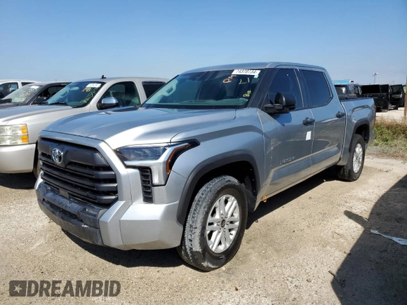 2023 Toyota Tundra 2WD SR5 with VIN 5TFLA5AB9PX027903, listed as a Copart auction lot 74370734 with 11,909 mi miles and Non Repairable. Bid and sale history available at carsss.com. Image 1.