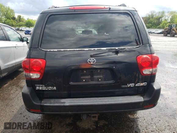 2005 Toyota Sequoia SR5 with VIN 5TDBT44A75S257395, listed as a Copart auction lot 55420505 with 213,121 mi miles and Salvage Title. Bid and sale history available at DreamBid. Image 6.