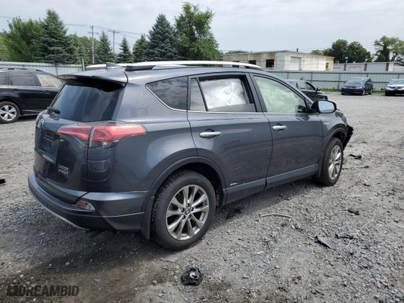 2016 Toyota RAV4 Hybrid Limited with VIN JTMDJREV5GD003745, listed as a Copart auction lot 64746794 with 0 mi miles and Non Repairable. Bid and sale history available at carsss.com. Image 3.