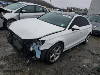 2016 Audi A3 2.0T Premium with VIN WAUB8GFF3G1059082, listed as a Copart auction lot 83622674 with 57,115 mi miles and Salvage Title. Bid and sale history available at carsss.com. Image 1.