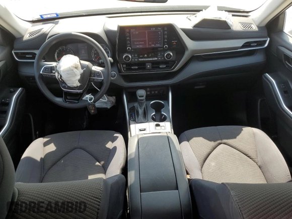 2021 Toyota Highlander L with VIN 5TDCZRAH3MS076472, listed as a Copart auction lot 53209755 with 34,781 mi miles and Salvage title. Bid and sale history available at DreamBid. Image 8.