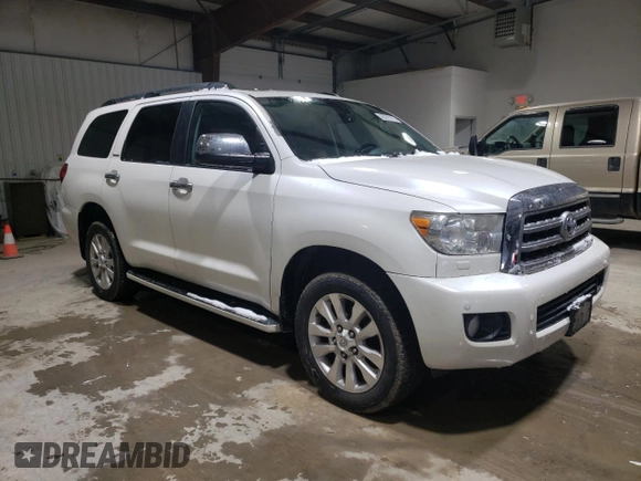 2014 Toyota Sequoia Platinum with VIN 5TDDW5G1XES105564, listed as a Copart auction lot 45019175 with 258,915 mi miles and Clean Title. Bid and sale history available at carsss.com. Image 4.