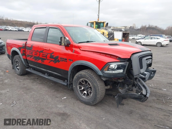 2016 Ram 1500 Rebel z VIN 1C6RR7YT3GS307866, wystawiony jako IAAI lot #42008912 z przebiegiem 65 556 mil mil oraz . Historia ofert i sprzedaży dostępna na DreamBid. Obrazek 1.
