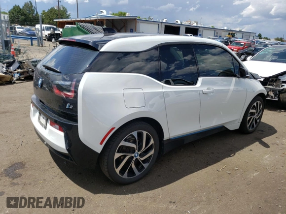 2017 BMW i3 with VIN WBY1Z8C3XHV893046, listed as a Copart auction lot 62834033 with 5,549 mi miles. Bid and sale history available at carsss.com. Image 3.