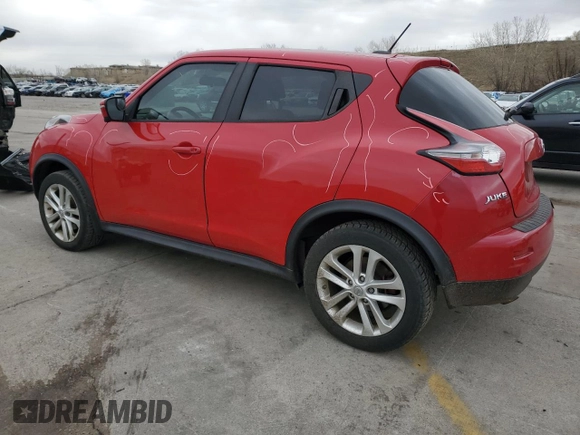2015 Nissan Juke S with VIN JN8AF5MV0FT551711, listed as a Copart auction lot 51844825 with 57,459 mi miles and Salvage Title. Bid and sale history available at carsss.com. Image 2.