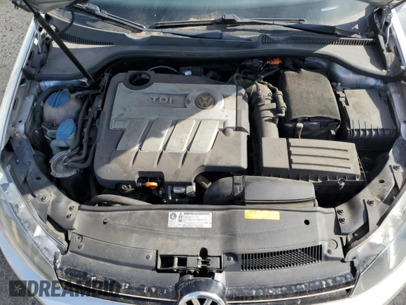 2012 Volkswagen Jetta TDI w/Sunroof & Nav with VIN 3VWPL7AJ6CM664694, listed as a Copart auction lot 83121624 with 142,382 mi miles and Clean title. Bid and sale history available at DreamBid. Image 11.