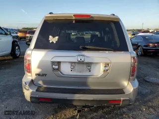 2006 Honda Pilot EX-L with RES with VIN 5FNYF28626B016877, listed as a Copart auction lot 85052884 with 201,001 mi miles and Salvage Title. Bid and sale history available at carsss.com. Image 6.