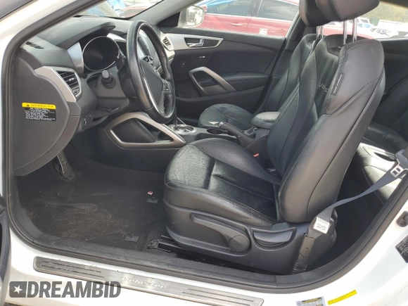 2014 Hyundai Veloster with VIN KMHTC6AD5EU213773, listed as a Copart auction lot 74619554 with 98,315 mi miles and Salvage Title. Bid and sale history available at carsss.com. Image 7.