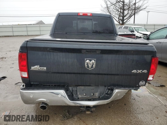 2018 Ram 1500 Big Horn with VIN 3C6RR7LT9JG123294, listed as a Copart auction lot 44421745 with 143,462 mi miles and Salvage Title. Bid and sale history available at carsss.com. Image 6.