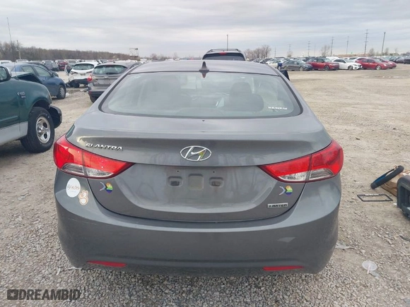 2012 Hyundai Elantra Limited with VIN 5NPDH4AE7CH084210, listed as a IAAI auction lot 41936519 with 120,945 mi miles. Bid and sale history available at carsss.com. Image 17.