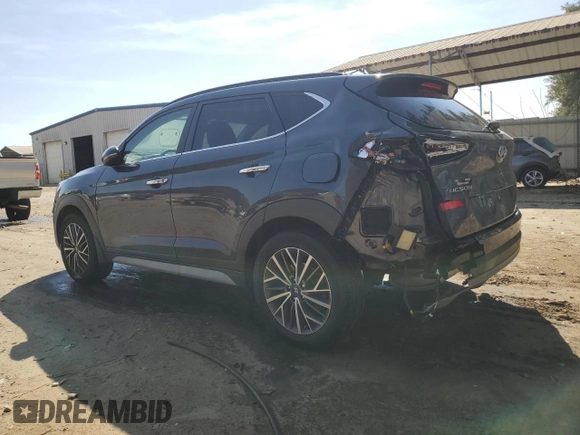 2020 Hyundai Tucson Sport with VIN KM8J33AL3LU237533, listed as a Copart auction lot 50184365 with 81,604 mi miles and Salvage title. Bid and sale history available at DreamBid. Image 2.