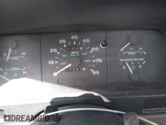 1994 Ford Ranger Splash with VIN 1FTCR10AXRUC07986, listed as a IAAI auction lot 41773091 with 27,062 mi miles. Bid and sale history available at carsss.com. Image 7.