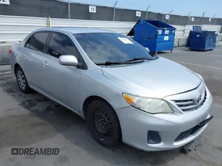 2013 Toyota Corolla L with VIN 2T1BU4EE9DC948109, listed as a IAAI auction lot 42136011 with 166,663 mi miles and . Bid and sale history available at DreamBid. Image 1.